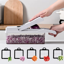 Load image into Gallery viewer, 26pc set Multifunctional vegetable slicer/dicer
