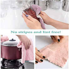 Load image into Gallery viewer, 5 pcs double-layer household microfiber cleaning towels
