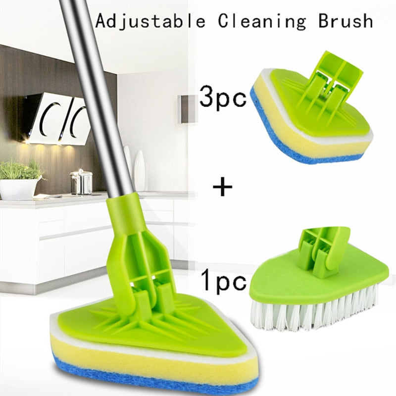 Adjustable dusting cleaning brush set