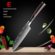 Load image into Gallery viewer, Japanese kitchen chef knives set
