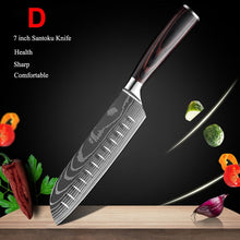 Load image into Gallery viewer, Japanese kitchen chef knives set
