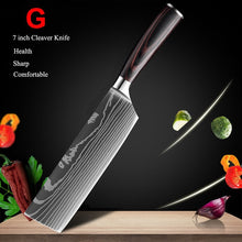 Load image into Gallery viewer, Japanese kitchen chef knives set
