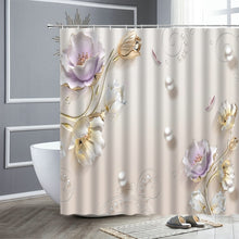 Load image into Gallery viewer, Waterproof decor shower curtain sets
