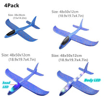 Load image into Gallery viewer, 4 pack foam flying plane kit
