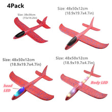 Load image into Gallery viewer, 4 pack foam flying plane kit
