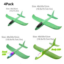 Load image into Gallery viewer, 4 pack foam flying plane kit
