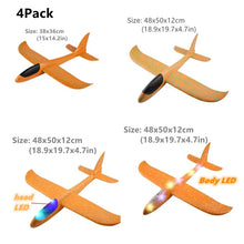 Load image into Gallery viewer, 4 pack foam flying plane kit
