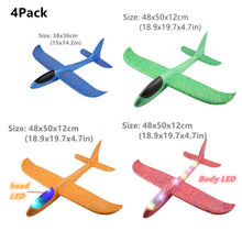 Load image into Gallery viewer, 4 pack foam flying plane kit
