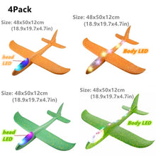 Load image into Gallery viewer, 4 pack foam flying plane kit
