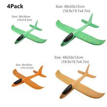 Load image into Gallery viewer, 4 pack foam flying plane kit
